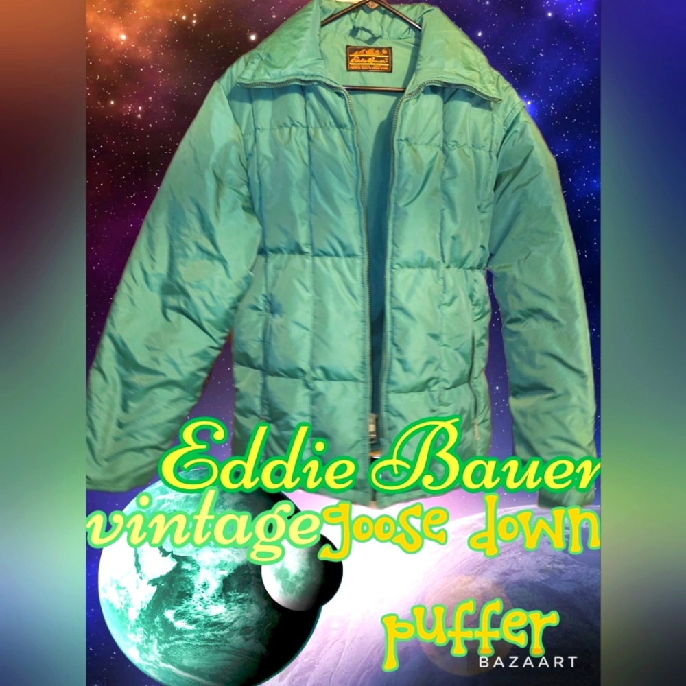 Vintage Eddie Bauer goose down puffer jacket